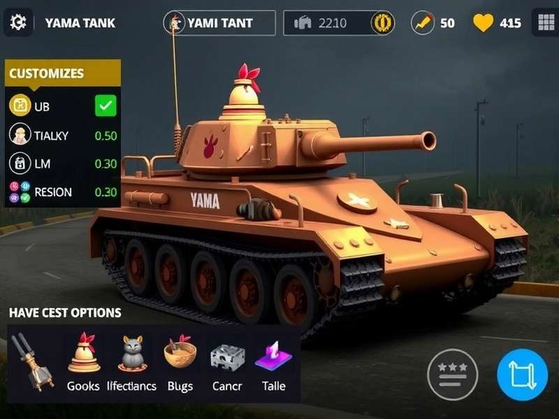 Yama Tank Customization Options